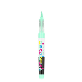 Pigment Decobrush - Pastel light green 358U från Karin - Ljusgrön penselpenna utan lock - Tidformera
