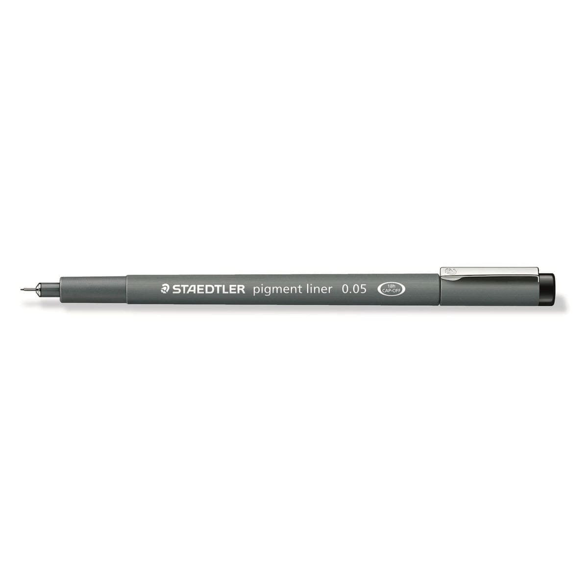 Pigment liner Fineliner Styckvis Svart - 0,05 - 1 - Staedtler - Tidformera