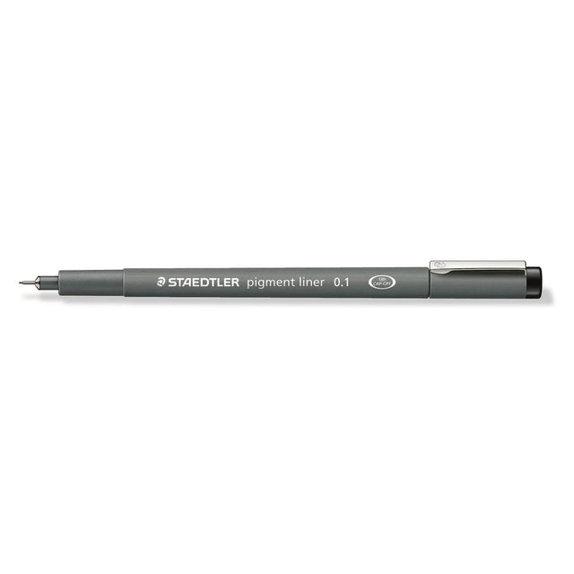 Pigment liner Fineliner Styckvis Svart - 0,1 - Staedtler - Tidformera