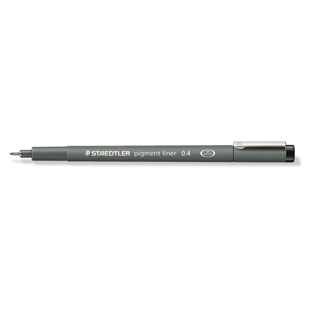 Pigment liner Fineliner Styckvis Svart - 0,4 - 1 - Staedtler - Tidformera