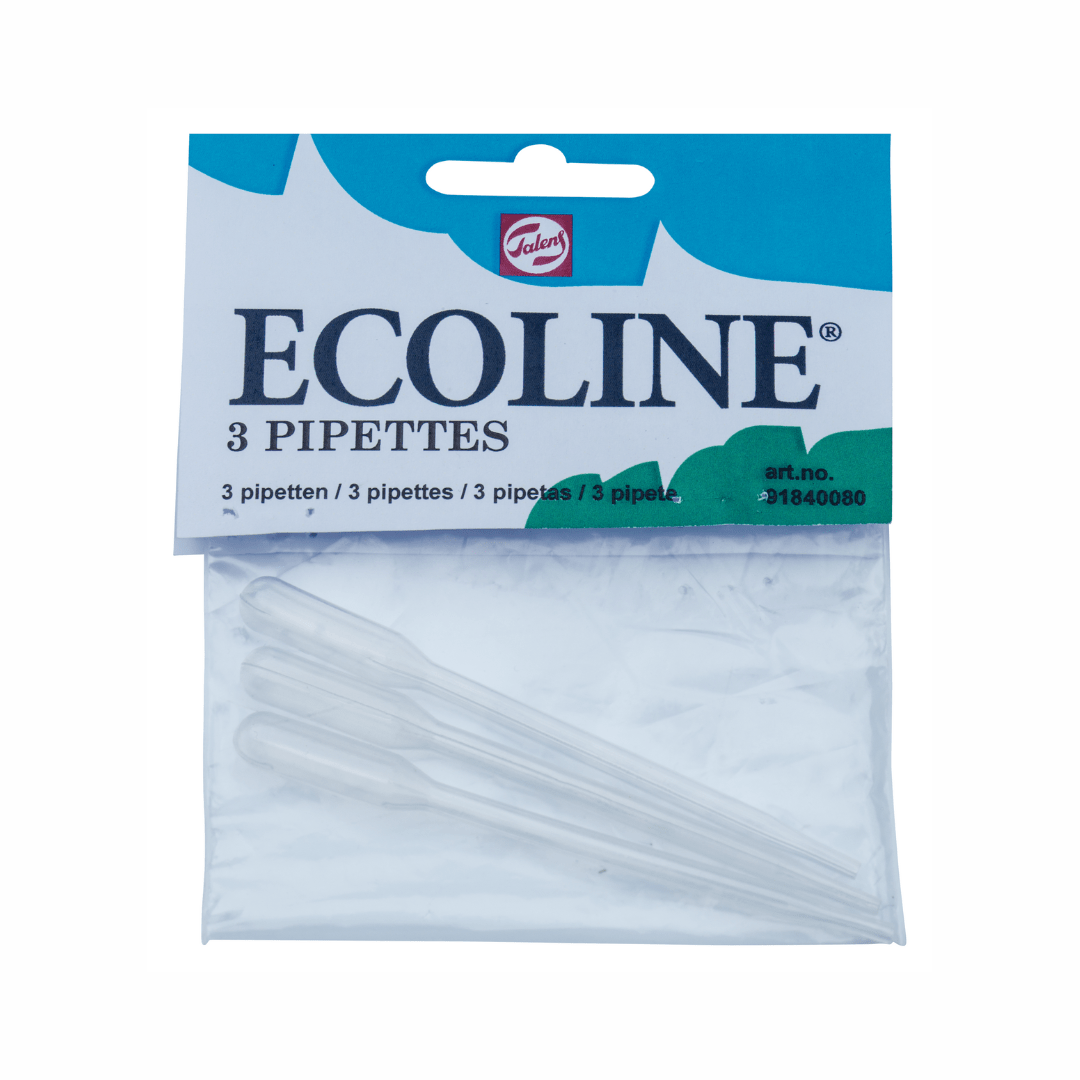 Pipetter 3-pack Ecoline - Royal Talens - Tidformera