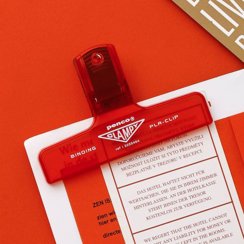 Pla-Clip - Clear - Red - 2 - Penco - Tidformera