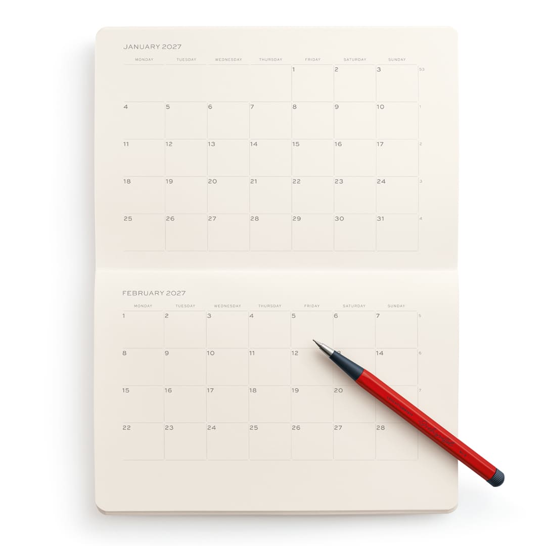 Planner Booklet 2027 - Monthly - A5 - 2 - Leuchtturm1917 - Tidformera