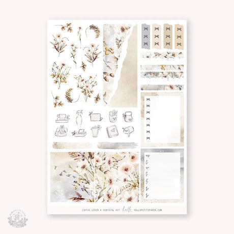 Planner Sticker Kit - Coffee Lover - 3 - Hello Petite Paper - Tidformera