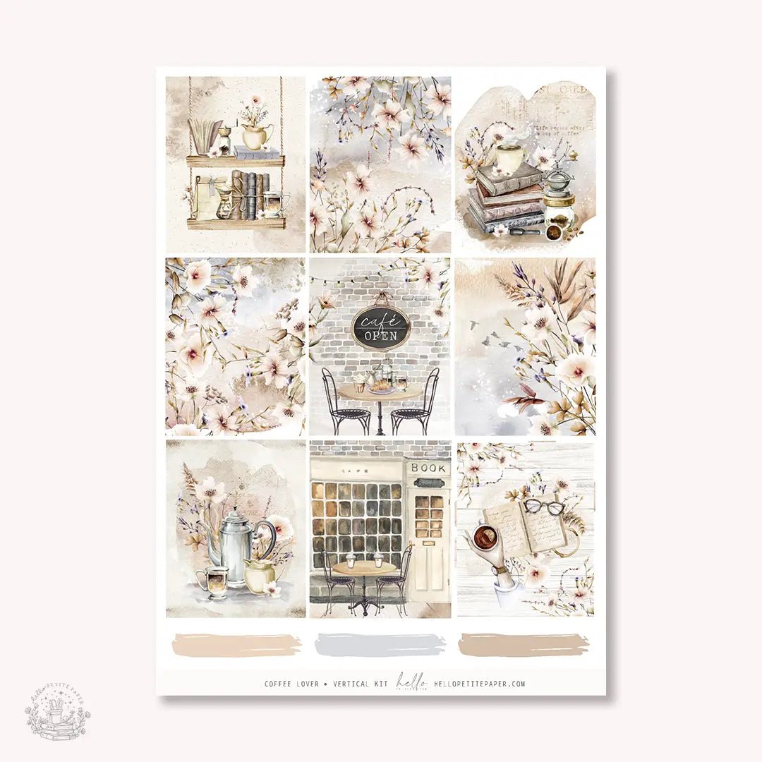 Planner Sticker Kit - Coffee Lover - 5 - Hello Petite Paper - Tidformera