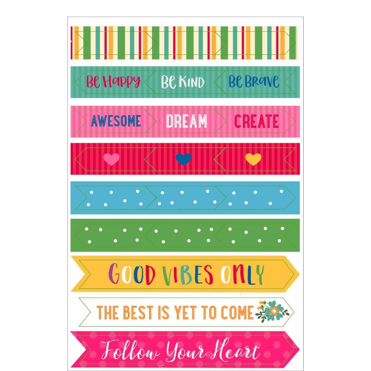 Planner stickers Borders & Frames - 4 - Peter Pauper Press - Tidformera