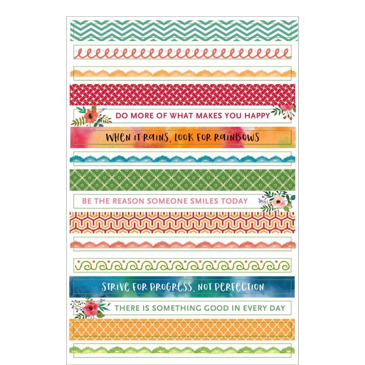 Planner stickers Borders & Frames - Peter Pauper Press - Tidformera