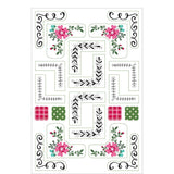 Planner stickers Borders & Frames - Peter Pauper Press - Tidformera