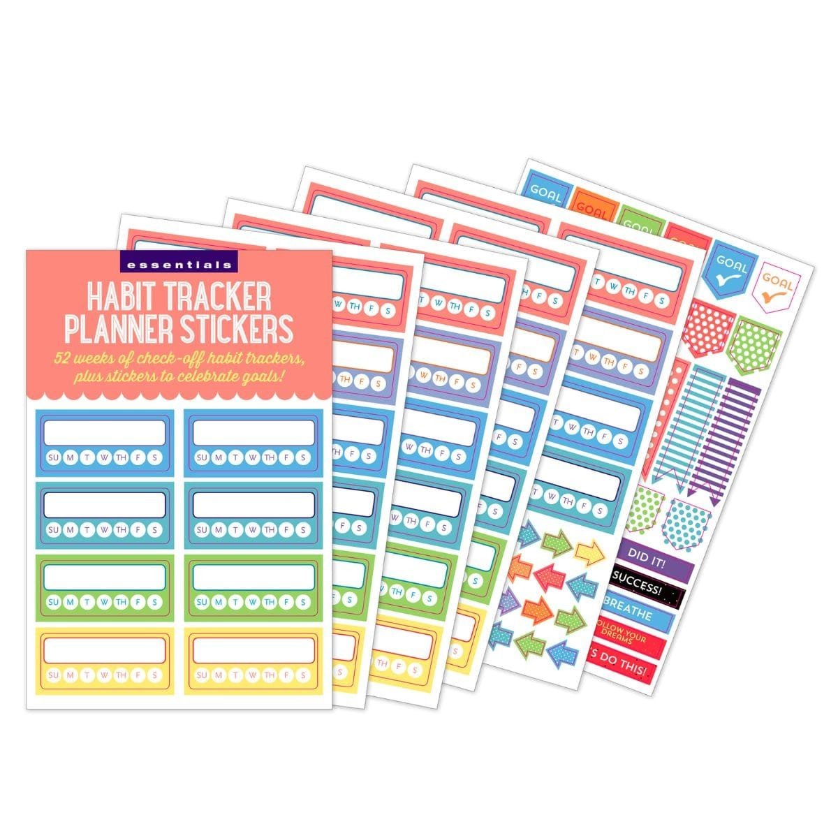 Planner stickers Habit tracker - Peter Pauper Press - Tidformera