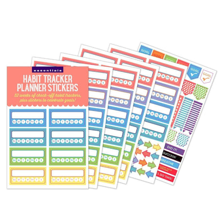 Planner stickers Habit tracker - Peter Pauper Press - Tidformera