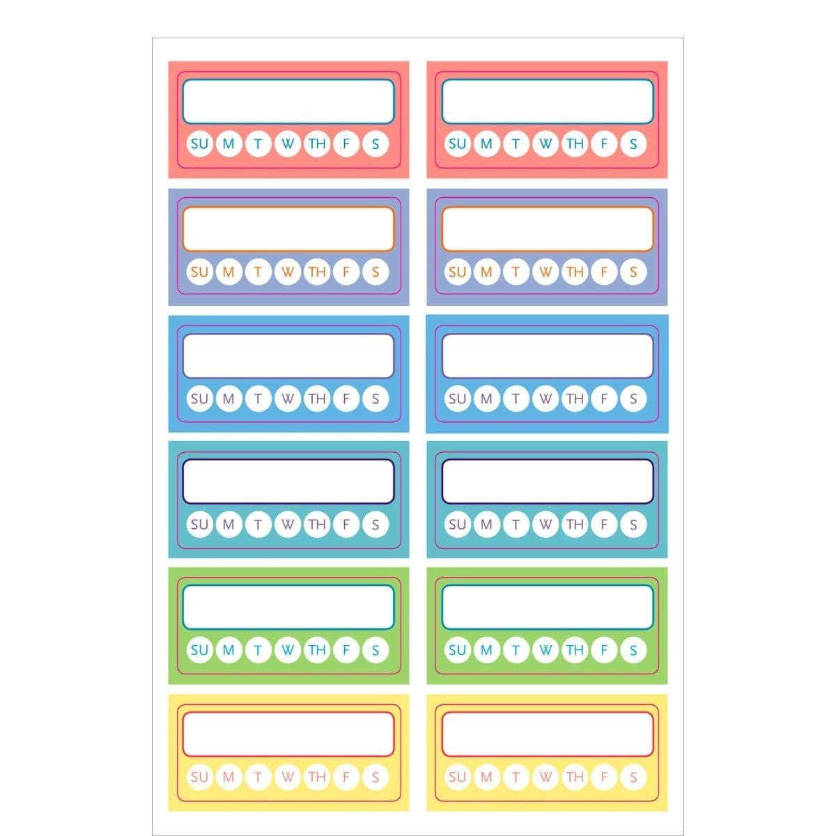 Planner stickers Habit tracker - 3 - Peter Pauper Press - Tidformera