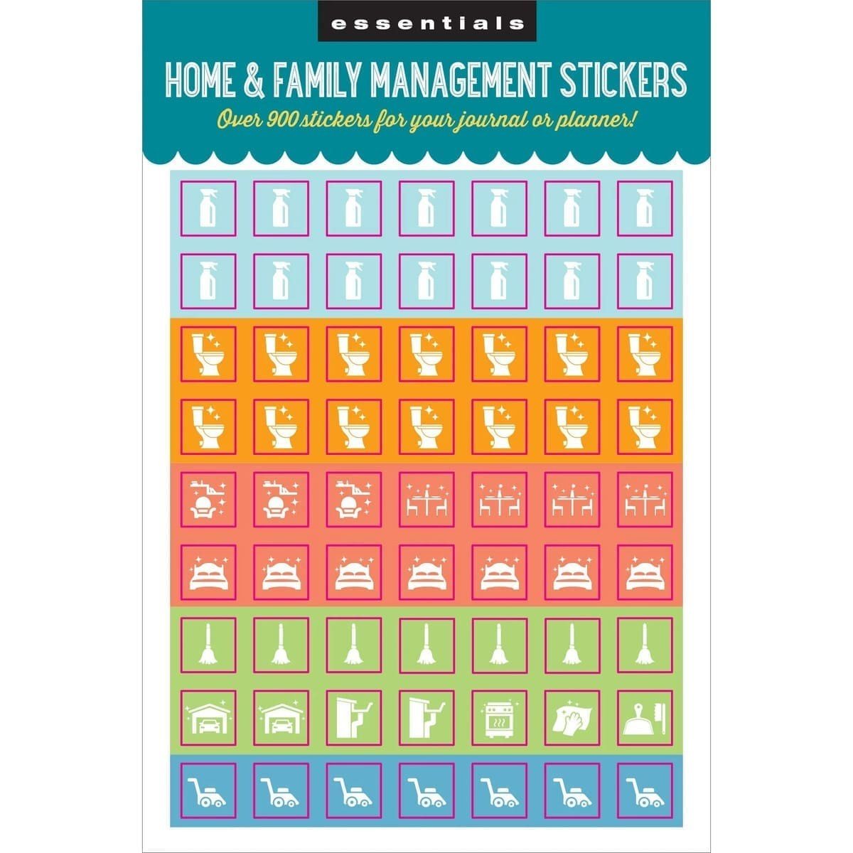 Planner stickers Kalenderstickers - Home & family management stickers - 2 - Peter Pauper Press - Tidformera