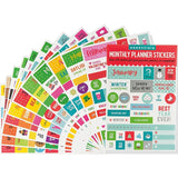 Planner stickers Kalenderstickers - Monthly - 1 - Peter Pauper Press - Tidformera