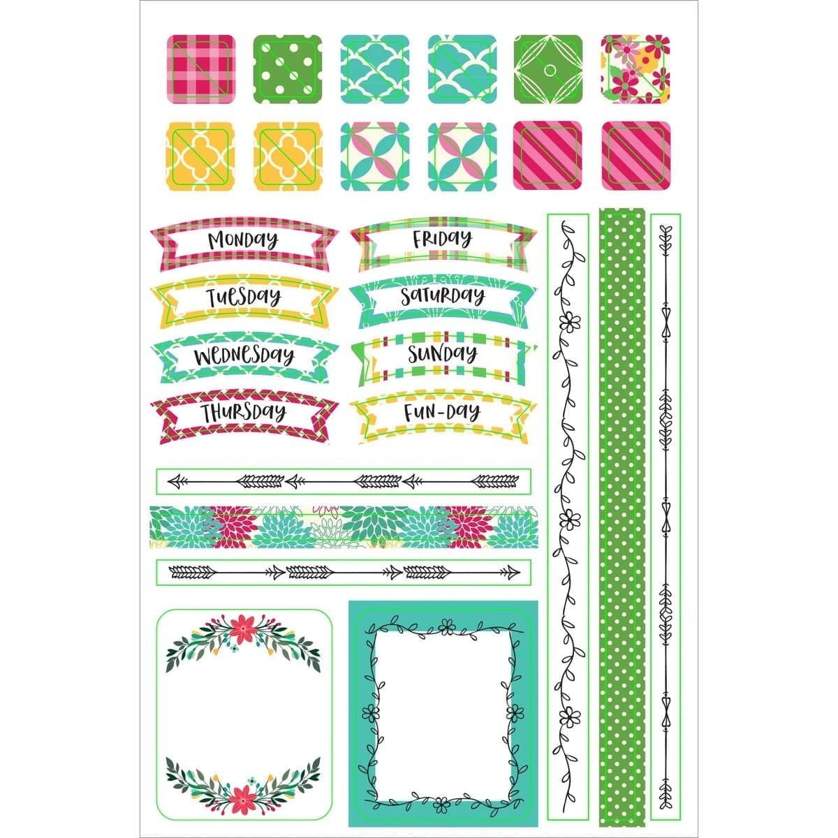 Planner stickers Kalenderstickers - Planner stickers mega pack - 8 - Peter Pauper Press - Tidformera