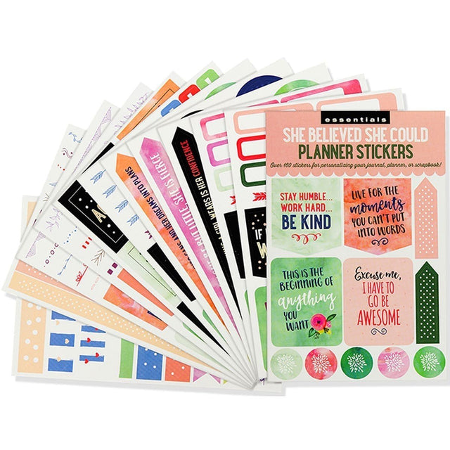 Planner stickers Kalenderstickers - She believed she could - 1 - Peter Pauper Press - Tidformera