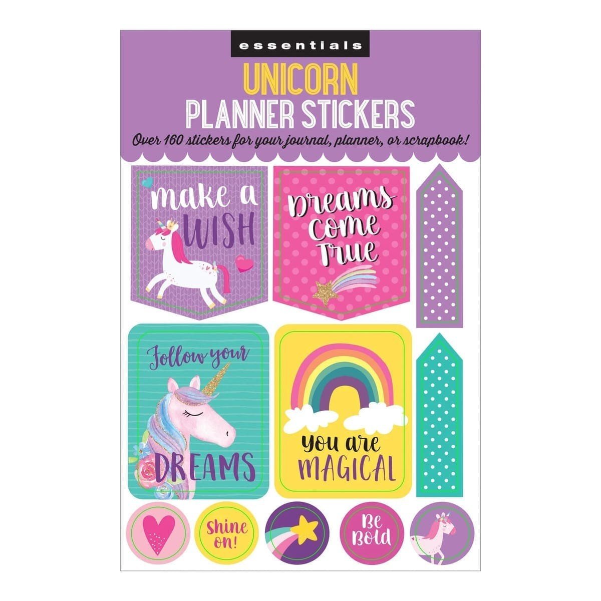 Planner stickers Kalenderstickers - Unicorn - Peter Pauper Press - Tidformera