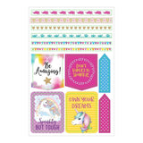 Planner stickers Kalenderstickers - Unicorn - Peter Pauper Press - Tidformera