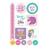 Planner stickers Kalenderstickers - Unicorn - 5 - Peter Pauper Press - Tidformera