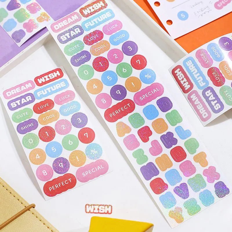 Planner Stickers Roll - Sticker Petit - Message - 4 - BGM - Tidformera