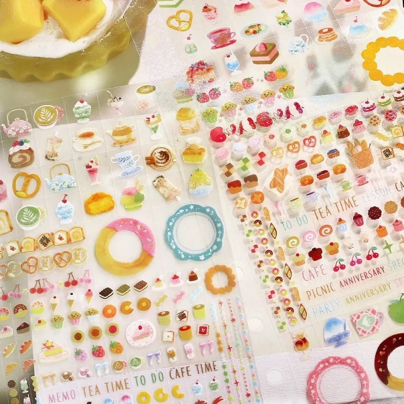 Planner Stickers Sheet 2 - pack - A Bite of Sweets - 3 - BGM - Tidformera