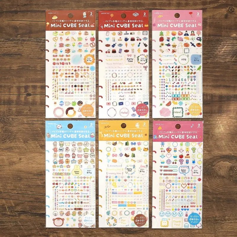 Planner Stickers Sheet 2 - pack - A Bite of Sweets - 7 - BGM - Tidformera