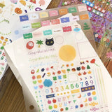 Planner Stickers Sheet 2 - pack - Anniversary - 6 - BGM - Tidformera