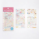 Planner Stickers Sheet 2 - pack - Pixel Painting - 2 - BGM - Tidformera