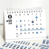 Planner Stickers Sheet - Daily Palette - Ocean - 5 - BGM - Tidformera