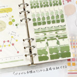 Planner Stickers Sheet - Daily Palette - Olive - 3 - BGM - Tidformera