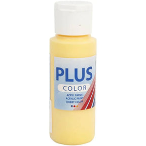 Plus Color Hobbyfärg - Akrylfärg 60 ml Matt - Crocus Yellow - 1 - Creative Company - Tidformera