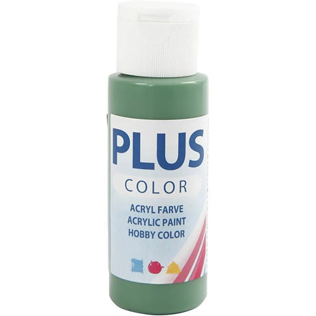 Plus Color Hobbyfärg - Akrylfärg 60 ml Matt - Forrest Green - Creative Company - Tidformera