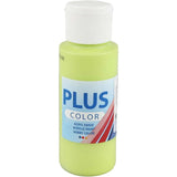 Plus Color Hobbyfärg - Akrylfärg 60 ml Matt - Limegrön - 1 - Creative Company - Tidformera