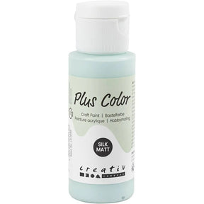 Plus Color Hobbyfärg - Akrylfärg 60 ml Matt - Mintgrön - 1 - Creative Company - Tidformera