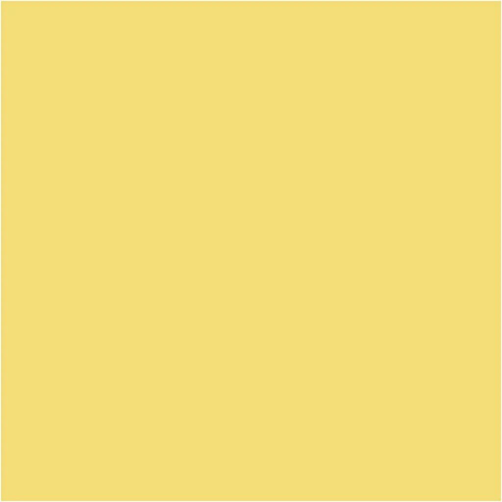 Plus Color Hobbyfärg - Akrylfärg 60 ml Matt - Primrose Yellow - Creative Company - Tidformera