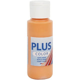 Plus Color Hobbyfärg - Akrylfärg 60 ml Matt - Pumpkin - Creative Company - Tidformera