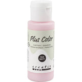 Plus Color Hobbyfärg - Akrylfärg 60 ml Matt - Soft Pink - Creative Company - Tidformera