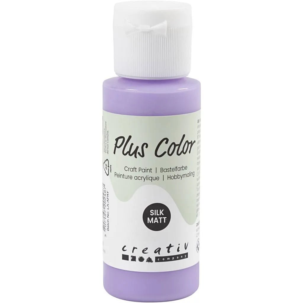 Plus Color Hobbyfärg - Akrylfärg 60 ml Matt - Violet - Creative Company - Tidformera