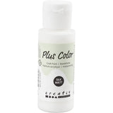 Plus Color Hobbyfärg - Akrylfärg 60 ml Matt - Vit - Creative Company - Tidformera