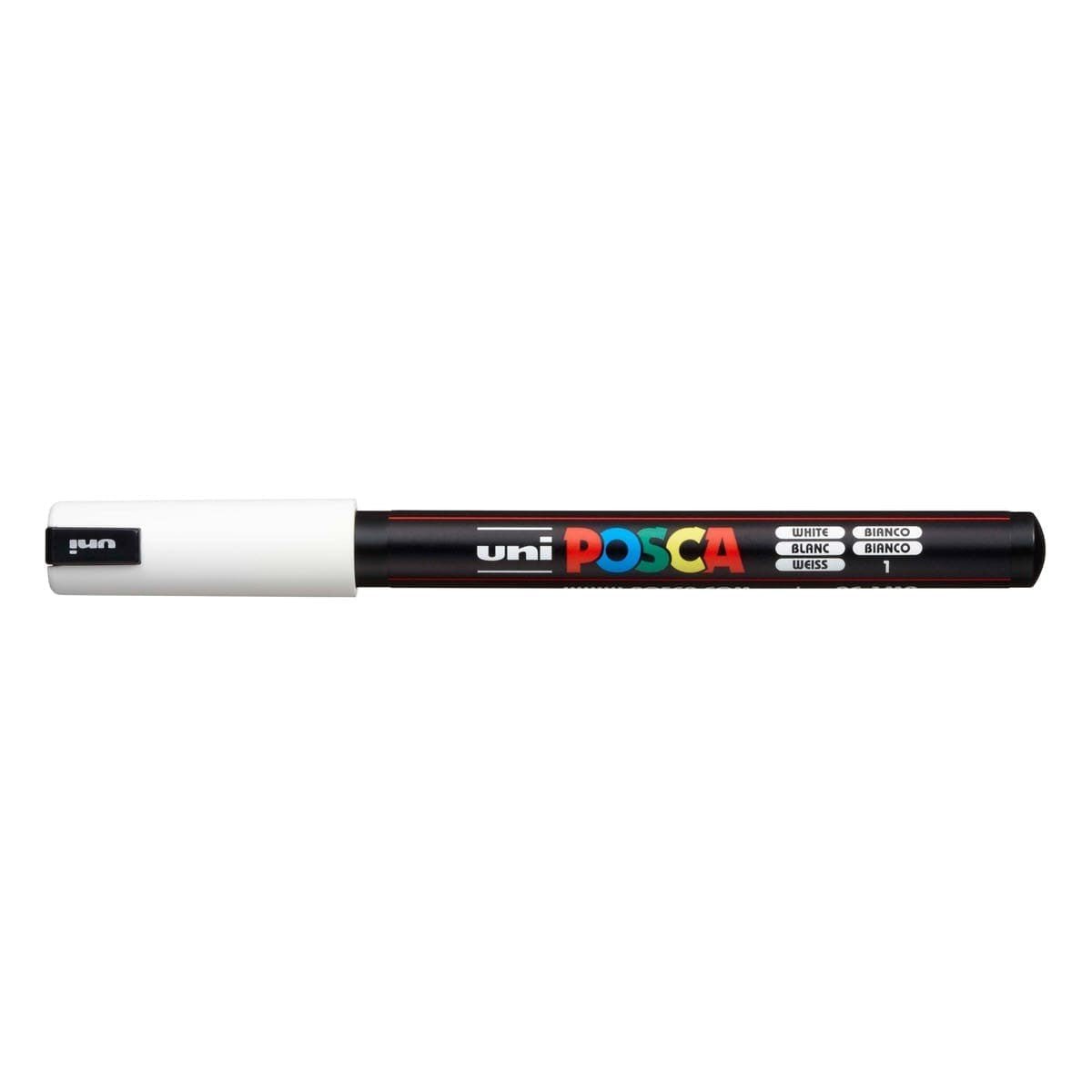 Posca marker PC - 1MR Pin type - White 1 - 2 - Uni Mitsubishi Pencil - Tidformera