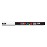 Posca marker PC - 1MR Pin type - White 1 - 2 - Uni Mitsubishi Pencil - Tidformera
