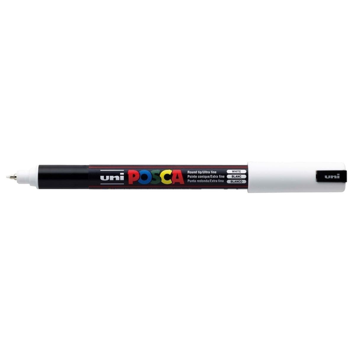 Posca marker PC - 1MR Pin type - White 1 - 1 - Uni Mitsubishi Pencil - Tidformera