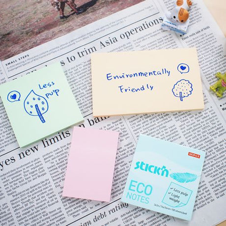 Post - it Eco notes - 76 x 76 mm - Rosa - 2 - Stick'n - Tidformera