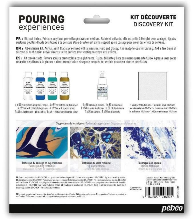 Pouring experiences - Discovery Kit - Pebeo - Tidformera