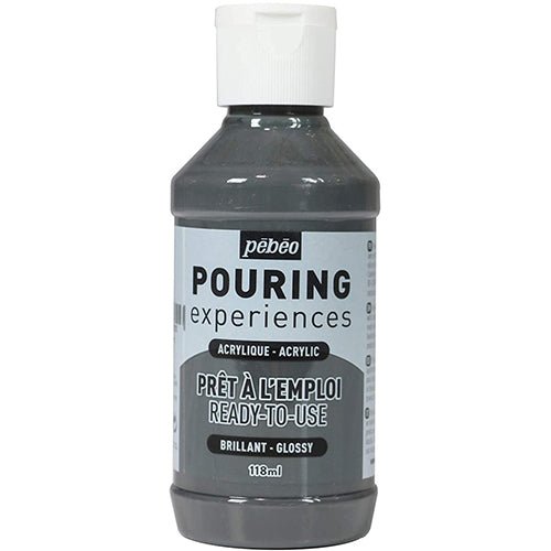 Pouringfärg Pebeo Experiences - 118 ml Glossy - Grey - Pebeo - Tidformera