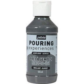Pouringfärg Pebeo Experiences - 118 ml Glossy - Grey - 1 - Pebeo - Tidformera