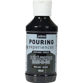 Pouringfärg Pebeo Experiences - 118 ml Glossy - Ivory Black - 1 - Pebeo - Tidformera
