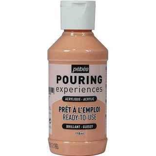 Pouringfärg Pebeo Experiences - 118 ml Glossy - Portrait Pink - 1 - Pebeo - Tidformera