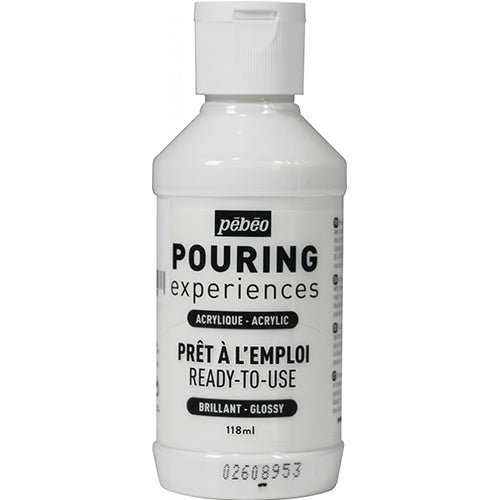 Pouringfärg Pebeo Experiences - 118 ml Glossy - Titanium White - 1 - Pebeo - Tidformera