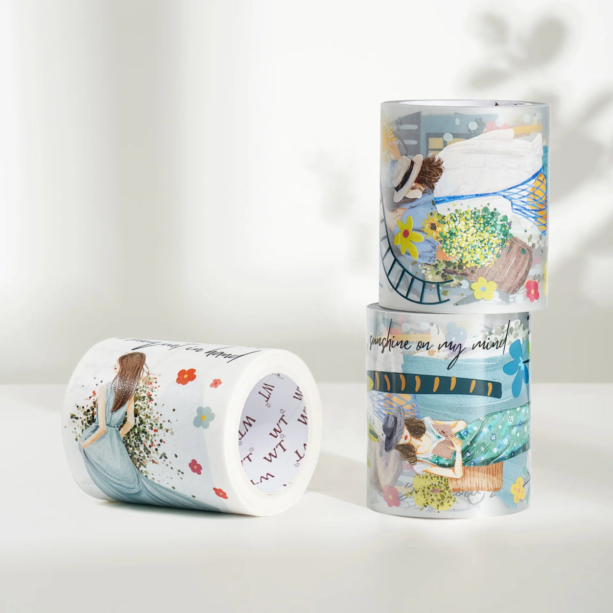 Prague's Colorful Journey Wide PET Tape - 55 mm - 7 - Washi Tape Shop - Tidformera