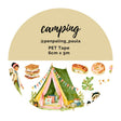 Pre cut Pet Tape - Penpaling Paula 60 mm - Camping - 1 - Penpaling Paula - Tidformera